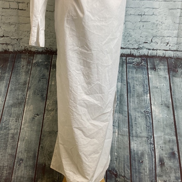 Summersalt Crisp Perfect Boyfriend Shirt Dress Sz S Organic Vacation Resortwear - Picture 11 of 16